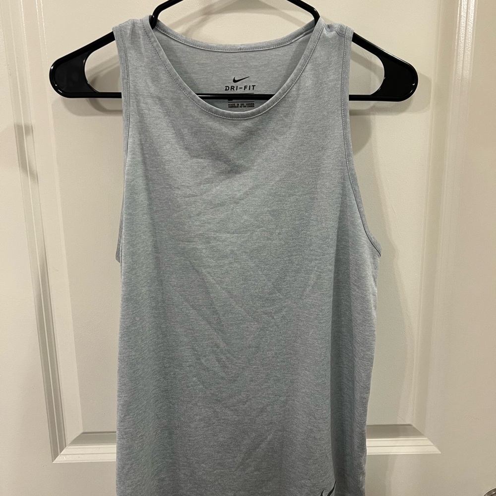 Grey Dri-Fit Nike Athletic Tank Top